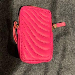 Henri Bendel small wallet hot pink